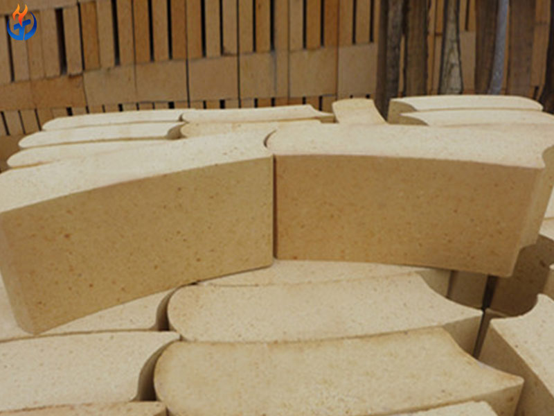 details of curved refractory bricks