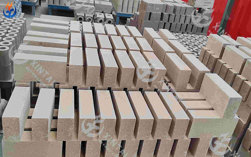 Before the firing of refractory bricks